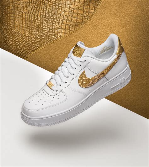 air force 1 golden patchwork